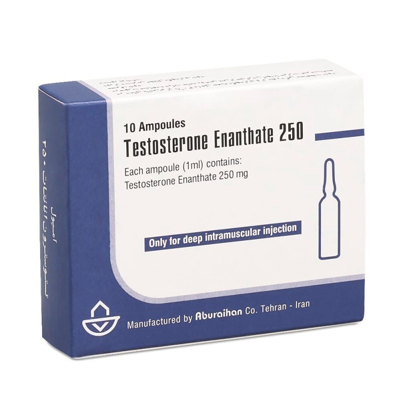 10 x Ampoules of Testosterone Enanthate (Iran) 250mg