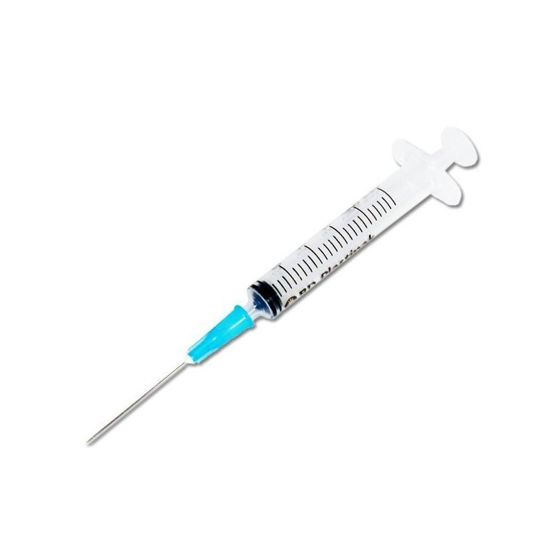 copy of 15 x 2ml Syringe including needle (Blue)