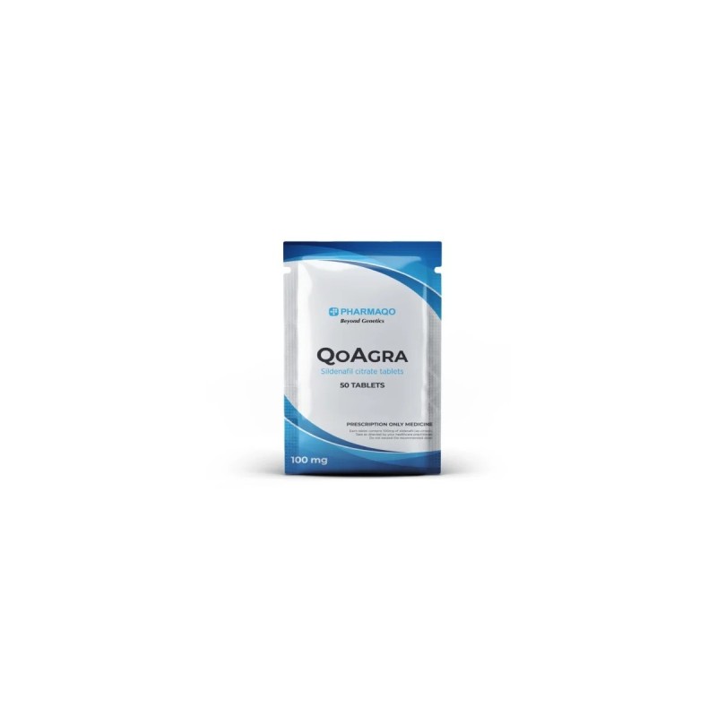 QaAgra (Viagra Sildenafil) 100mg x 50 tablets