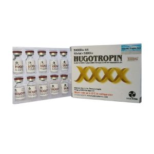 hugotropin pregnyl hcg5000iu x 10 + free bac water