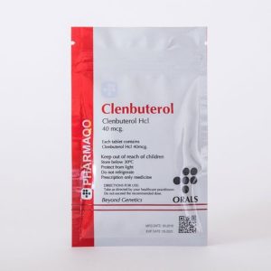 pharmaqo clenbuterol double strength 100 x 40mcg tabs